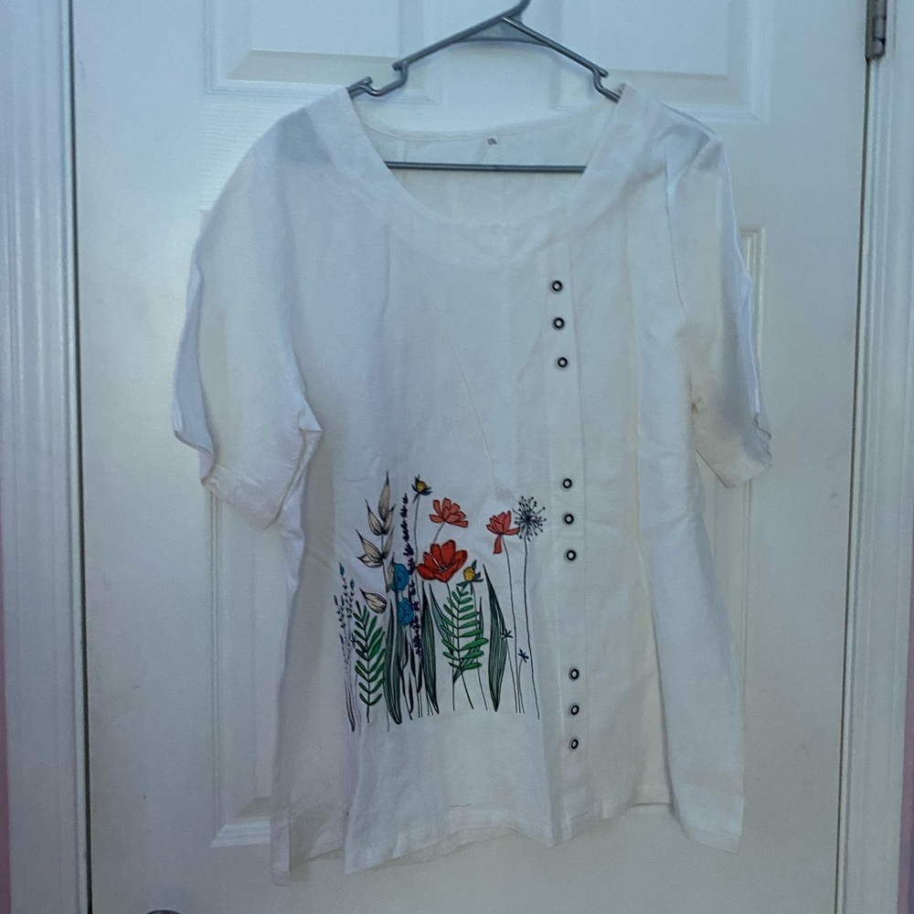 Floral pattern shirt